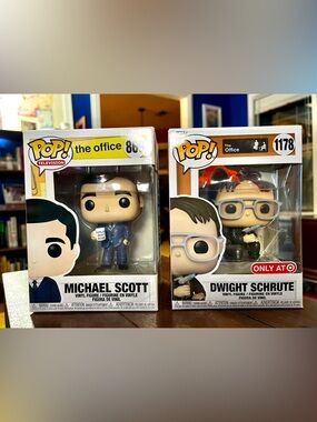 The Office Funko Pop! Limited Edition Dwight Schrute #1178 & Michael Scott #869